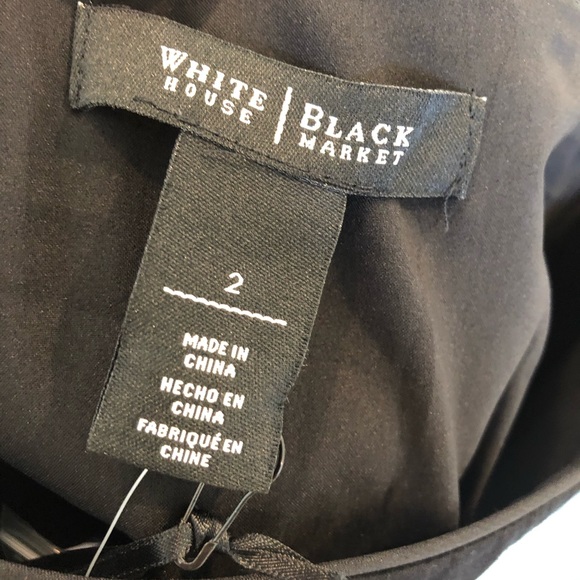 WHBM Embroidered Pencil Skirt 2 NWT - Picture 5 of 6